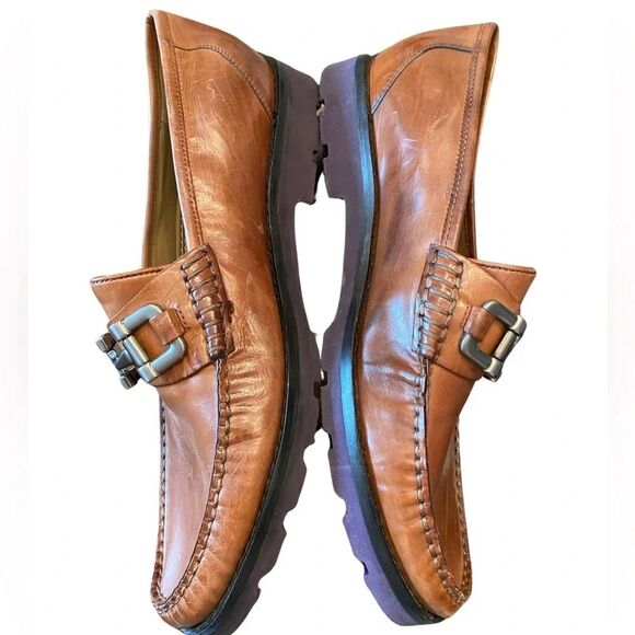 Robert Zur Patton Comfort Buckle Loafer Tan main image 8